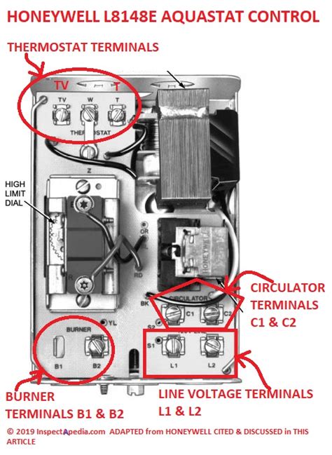 schematic honeywell aquastat wiring diagram