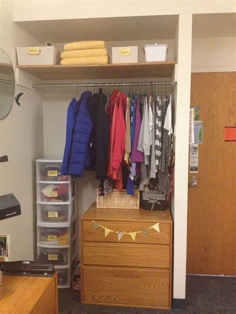 32 Small Closet Tips And Trick For Your Design Dorm Room