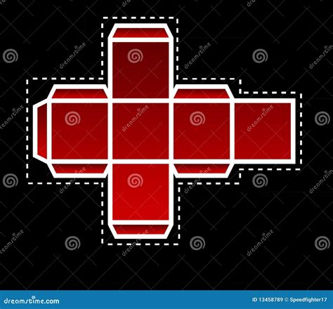 folding dice template royalty  stock images image