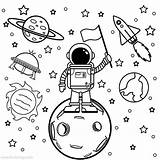Astronaut Landed Xcolorings Astronauts 1280px Nasa sketch template
