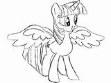 Coloring Pony Twilight Little Pages Sparkle Alicorn Princess Mlp Sketch Wings Queen Friends Color Cute Print Chrysalis Printable Getcolorings Colouring sketch template
