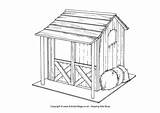 Stable Clipart Colouring Horse House Horses Pages Animals Cliparts Future Farm Become Member Log Library Village Activity Explore sketch template