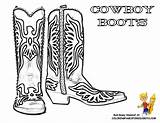 Cowboy Boots Coloring Western Pages Boot Crafts Colouring Hats Theme West Patterns Wild Cowboys Sheet Discover Hat sketch template