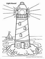 Coloring Light Pages House Ocean Lighthouse Adventure Printable Colouring Boat Drawing Book Worksheets Beach Sun Kids Lake Easy Island Teachables sketch template