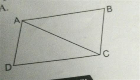 In The Given Figure Ab Cd And Ad Bc Show That ∆abc ≈∆cda