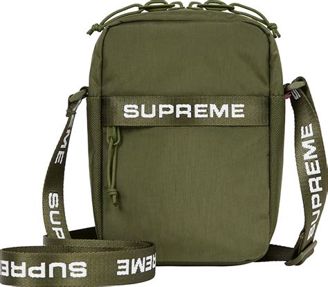 supreme shoulder bag fw olive novelship