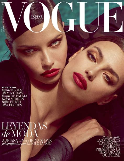 Adriana Lima And Irina Shayk Topless For Vogue Spain The