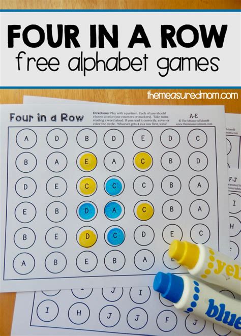 row alphabet games  measured mom