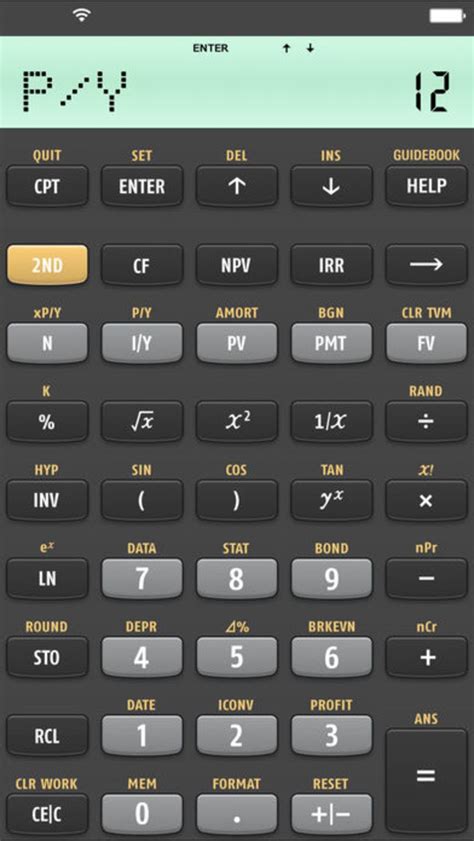 ba ii plustm financial calculator  iphone