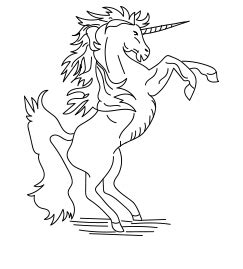 unicorn coloring pages rearing coloring page unicorn coloring pages