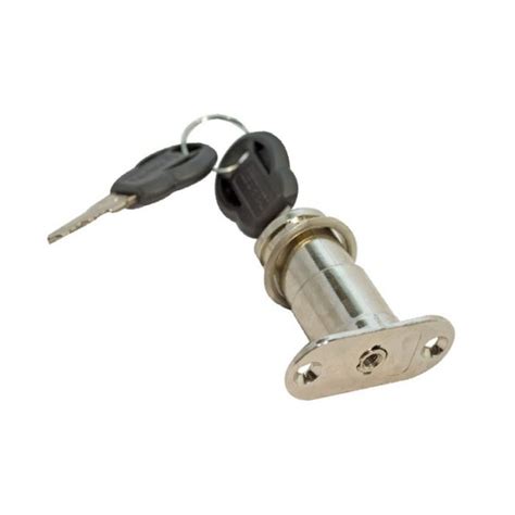 push lock key  mm  mm chrome plated