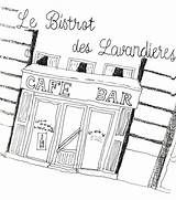 Cafe Paris Hand Bar Drawings Drawing sketch template