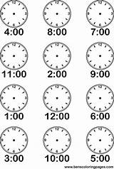 Clock Drawing Coloring Time Hour Print Please Preschool Excercise Handout Below Click Coloringpages Benscoloringpages sketch template