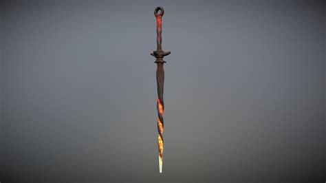 firelink coiled sword  dark souls    model