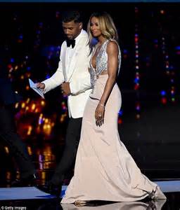 ciara enjoys dinner date with new husband russell wilson after espy awards daily mail online