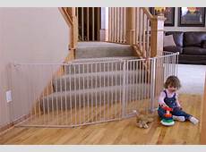 Featuring an all steel frame, this gate can be configured to keep your