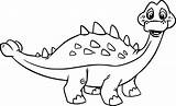 Ankylosaurus Pages Cartoon Coloring Dinosaurus Color Online sketch template