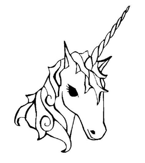 face unicorn coloring  kids coloring page pinterest