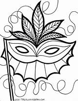Mardi Gras Printable Masks Coloring Embroidery Inspiration Source sketch template