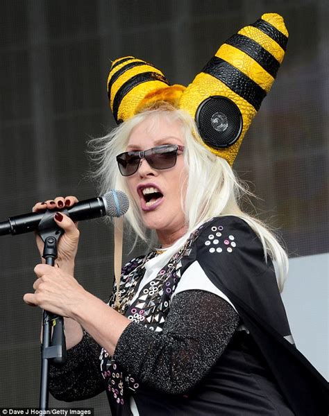 debbie harry takes to the stage at bst hyde park daily mail online