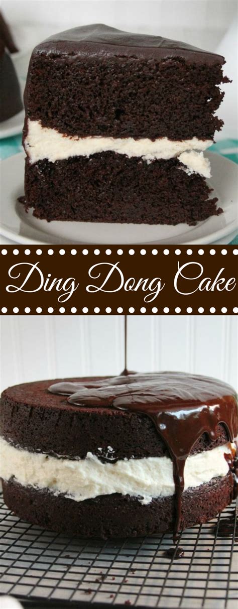 ding dong cake cakes chocolate ding dong cake yummy chocolate