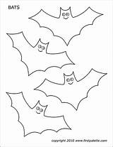 Bats Printable Bat Coloring Pages Templates Firstpalette sketch template