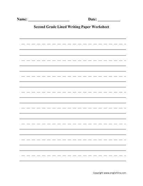 grade writing worksheets db excelcom