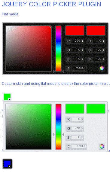 jquery color picker plugin