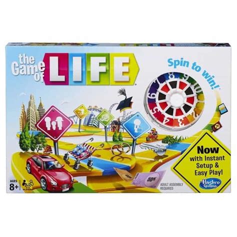 The New Game Of Life By Hasbro With Instructions