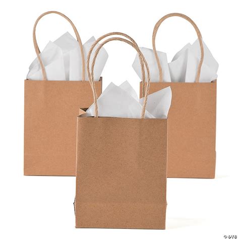 small brown kraft paper gift bags oriental trading
