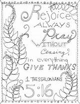 Thessalonians Journaling Verse Scripture sketch template