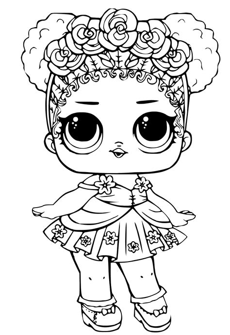 cute lol surprise doll girls coloring pages print color craft