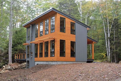 square feet energy efficient home  poland maine designed  david matero