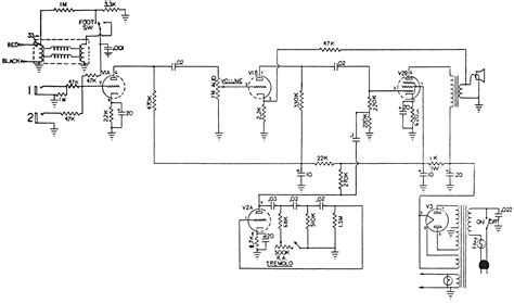 tube amplifier circuit  guitar schematic power amplifier  layout    audio