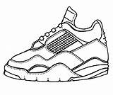 Coloring Tennis Nike Pages Sneakers Air Shoes Mag Drawing Zapatillas Shoe Template Getdrawings 為孩子的色頁 sketch template