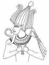 Tut Pharaoh Tutankhamun Glad Amenhotep sketch template