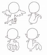 Base Chibi Drawing Body Poses Reference Deviantart Cute Drawings Draw Sketch Anime Tips Kawaii Template Sketches Tutorial Vẽ Easy Visit sketch template