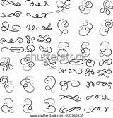 Squiggly Lines Stock Elements Vector Shutterstock sketch template