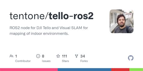 github tentonetello ros ros node  dji tello  visual slam  mapping  indoor