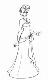 Tiana Princess Coloring Pages Disney Printable Print Girls Kids Drawing Miss Bw Color Coloring4free 2021 Frog Deviantart 1140 Blue Kuabci sketch template