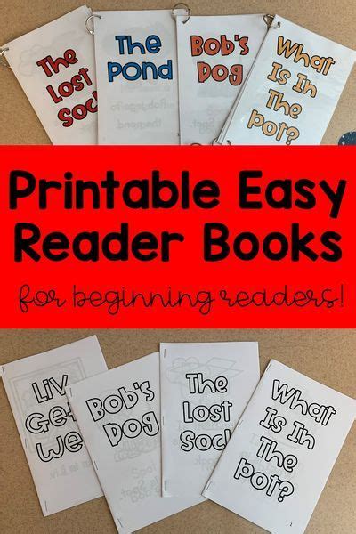 printable easy reader books  pre   kindergarten  product