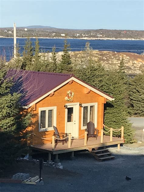 cozy log cabin nestled  prospect shad bay cabins  rent  prospect nova scotia