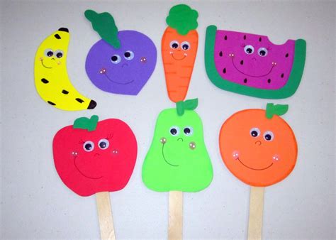 vegetable templates  craft google search crafts craft stick