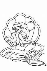 Coloring Pages Ariel Girls Print sketch template