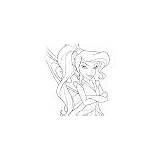 Coloring Vidia Fairy Pages Disney sketch template