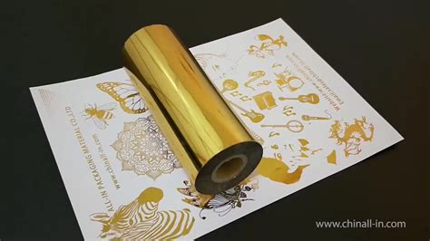 golden color toner reactive foil diy transfer foil  laser printer