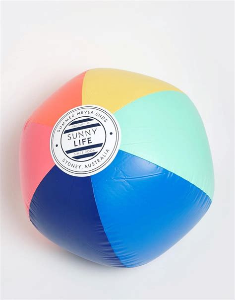 sunnylife sunnylife inflatable extra large ball  asos