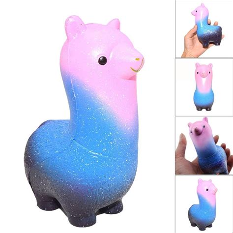 kawaii alpaca squishy squishimi charm gift alpaca toy rainbow toy