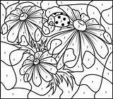 Color Number Adult Numbers Printables Complex Coloring Pages Kids sketch template