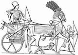 Egypte Adulte Ancenscp Egyptian Bonomi Joseph Chariot Egyptien sketch template